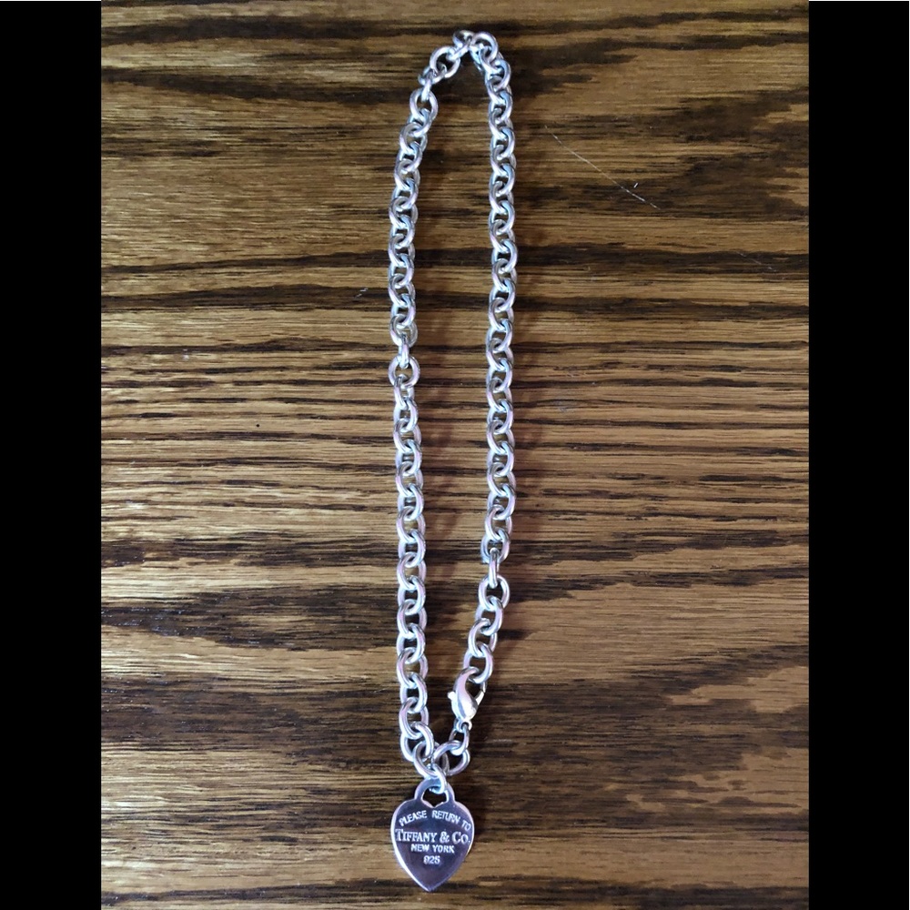 Return to Tiffany Heart tag choker necklace